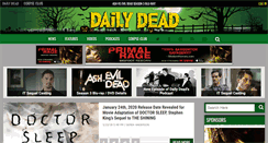 Desktop Screenshot of dailydead.com